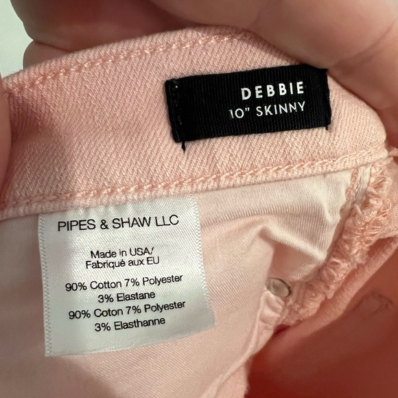 Veronica Beard- Pink Fray Skinny Denim Jeans- Size 31- NWOT - Picture 5 of 6